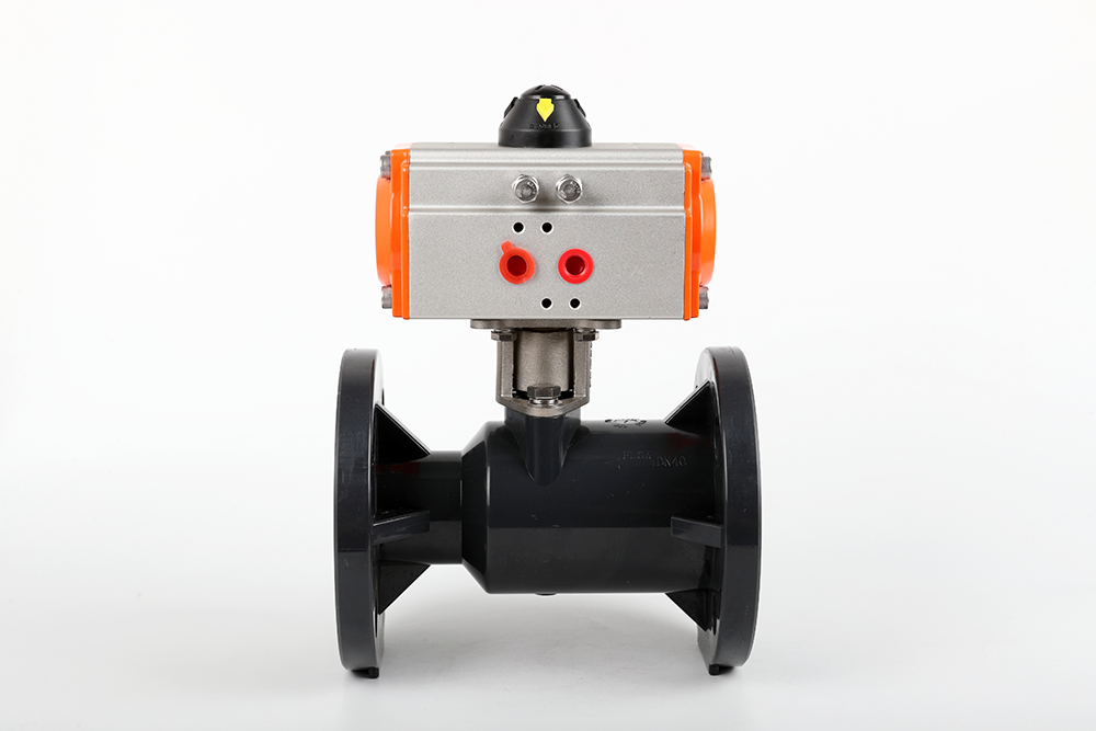 昂昂溪气动法兰一体球阀